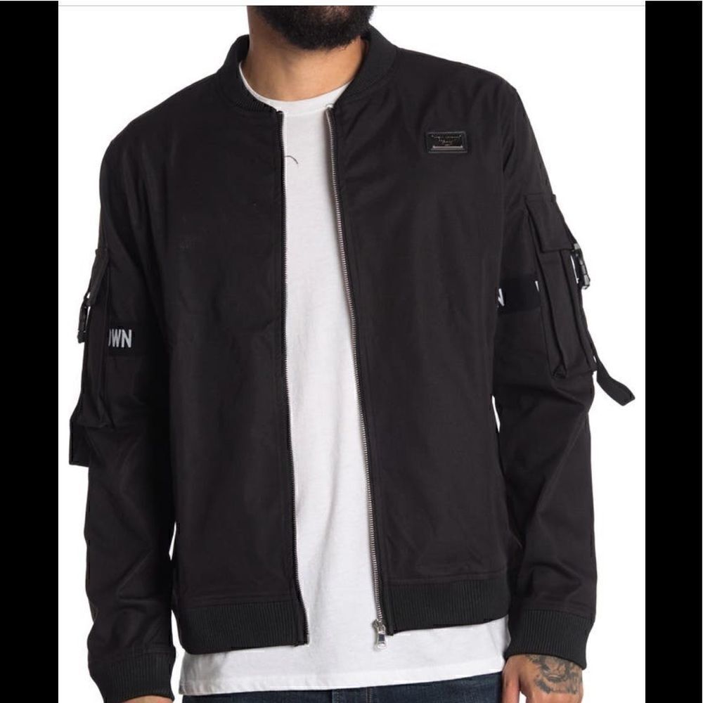 ⚡️Well known Men’s Lexington modern bomber jacket in black ⚡️ size S, NWT